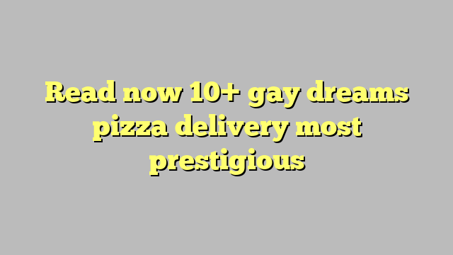 Pizza gay twitter
