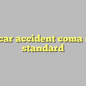 10+ car accident coma most standard