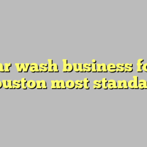 10+ car wash business for sale houston most standard