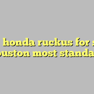 10+ honda ruckus for sale houston most standard