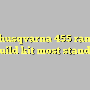 10+ husqvarna 455 rancher rebuild kit most standard