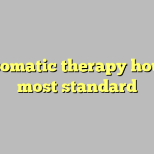10+ somatic therapy houston most standard