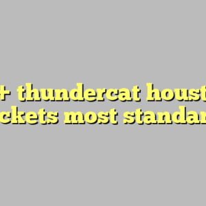 10+ thundercat houston tickets most standard