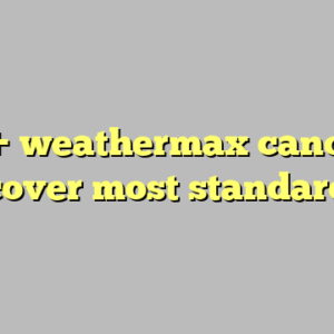 10+ weathermax canopy cover most standard