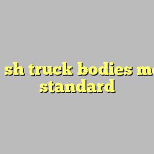 7+ sh truck bodies most standard