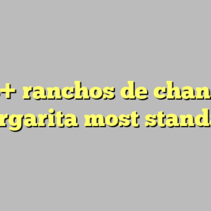 8+ ranchos de chana margarita most standard