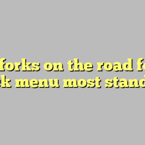 9+ forks on the road food truck menu most standard