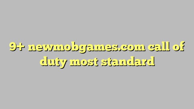 9 Call Of Duty Most Standard Công Lý And Pháp Luật 