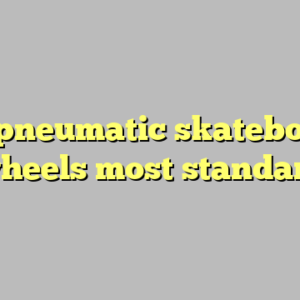 9+ pneumatic skateboard wheels most standard