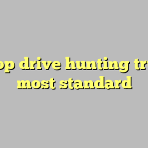 9+ top drive hunting trucks most standard