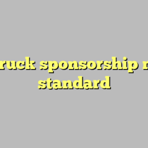9+ truck sponsorship most standard