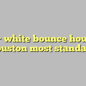 9+ white bounce house houston most standard