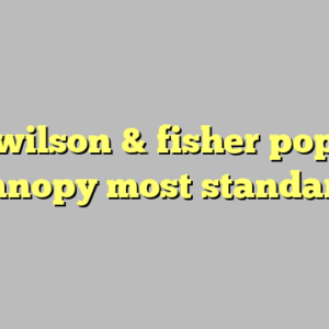 9+ wilson & fisher pop up canopy most standard