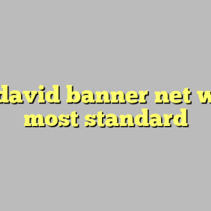 10+ david banner net worth most standard