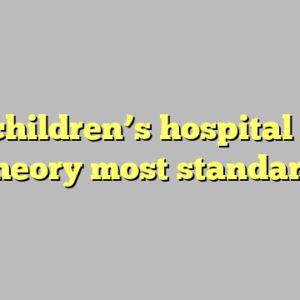 10+ children’s hospital color theory most standard