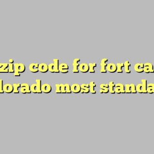 10+ zip code for fort carson colorado most standard