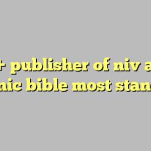 10+ publisher of niv and satanic bible most standard