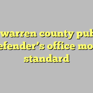 8+ warren county public defender’s office most standard