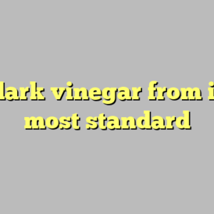 9+ dark vinegar from italy most standard