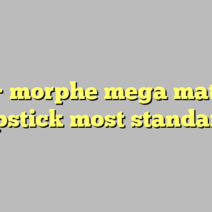 9+ morphe mega matte lipstick most standard