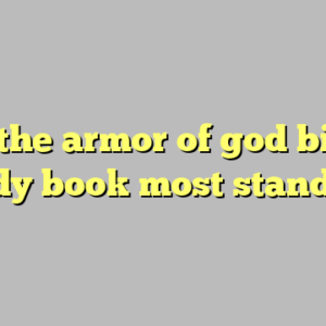 9+ the armor of god bible study book most standard