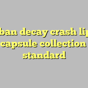 9+ urban decay crash lipstick heat capsule collection most standard