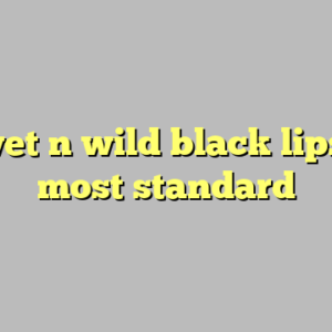 9+ wet n wild black lipstick most standard