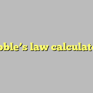 hubble’s law calculator ?