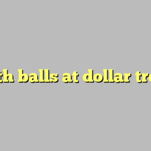 moth balls at dollar tree ?