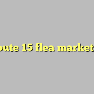 route 15 flea market ?
