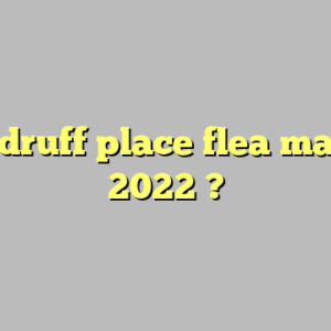 woodruff place flea market 2022 ?