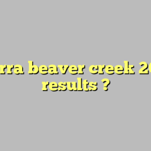 xterra beaver creek 2022 results ?